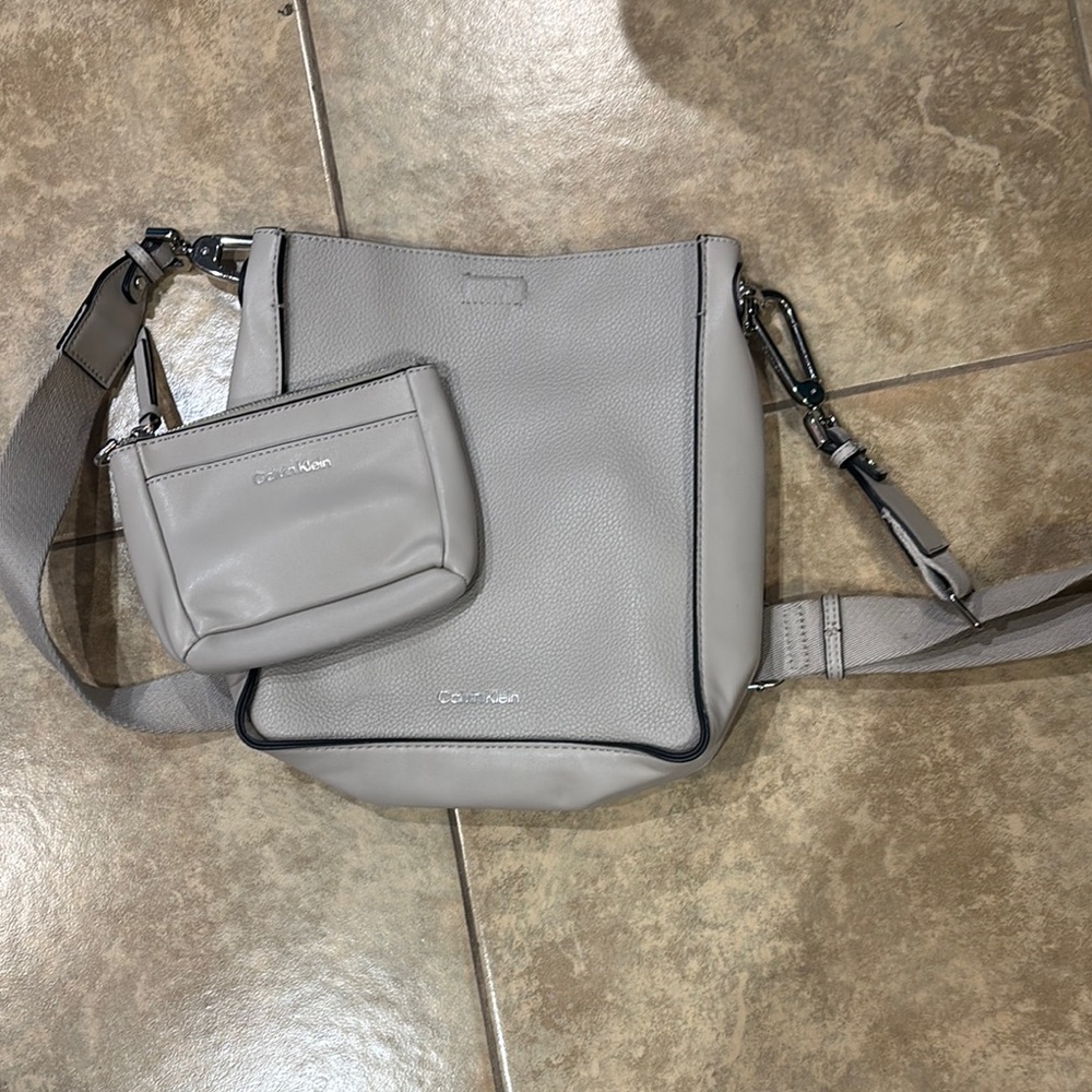 Calvin Klein Gray Crossbody Bag Set
